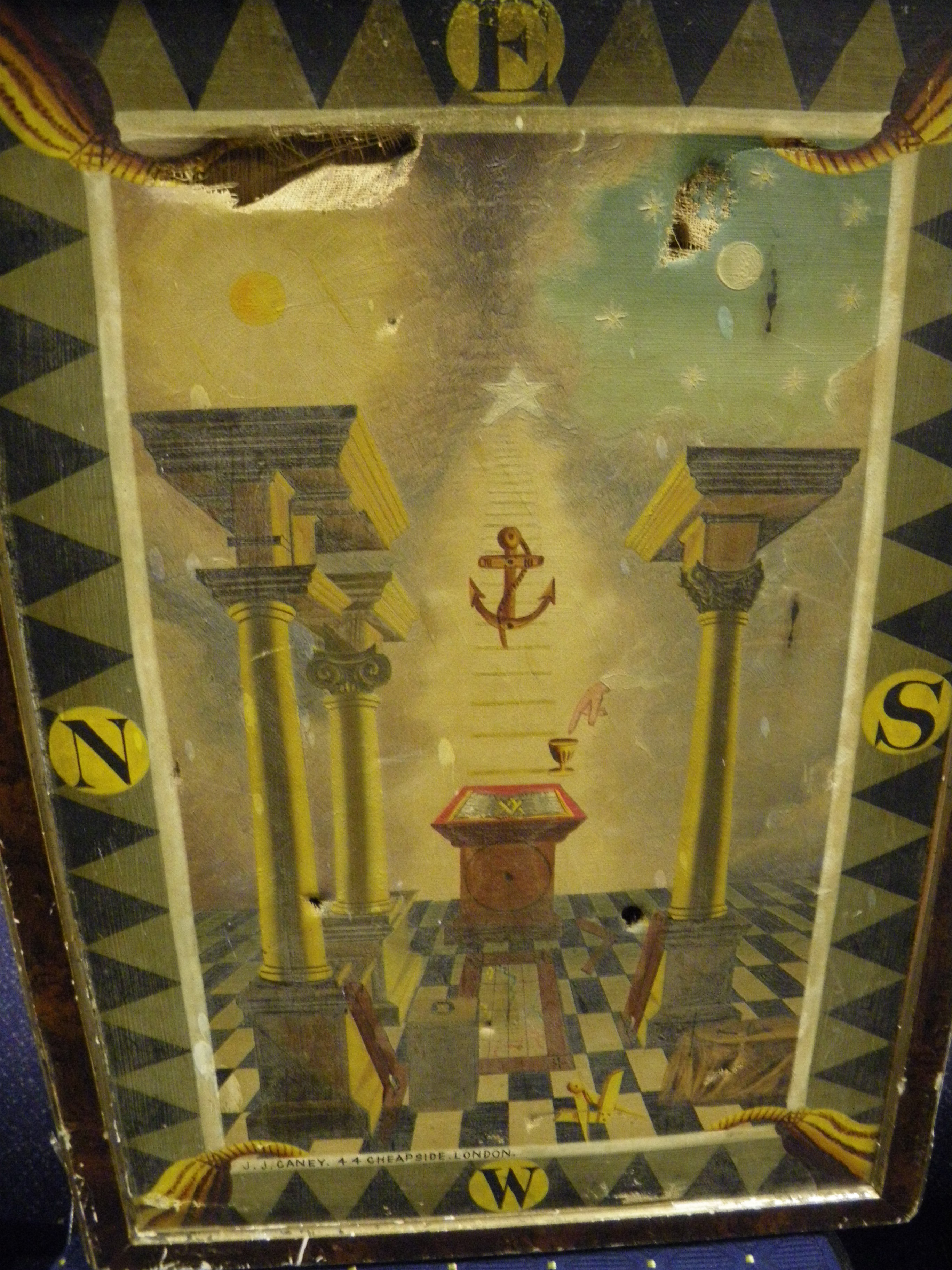 One of the original Tracing Boards