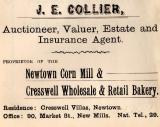 J. E. Collier, 90, Market Street.