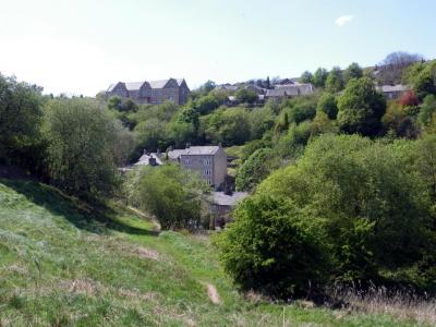 View from Mill fields to Spring Bank.