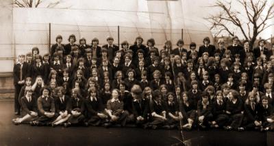 New Mills Comprehensive School Photograph 1975. 1