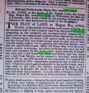 Hague Mill. Feb 1855.