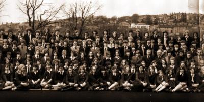 New Mills Comprehensive School Photograph 1975. 2
