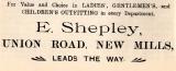 E. Shepley, Union Road.